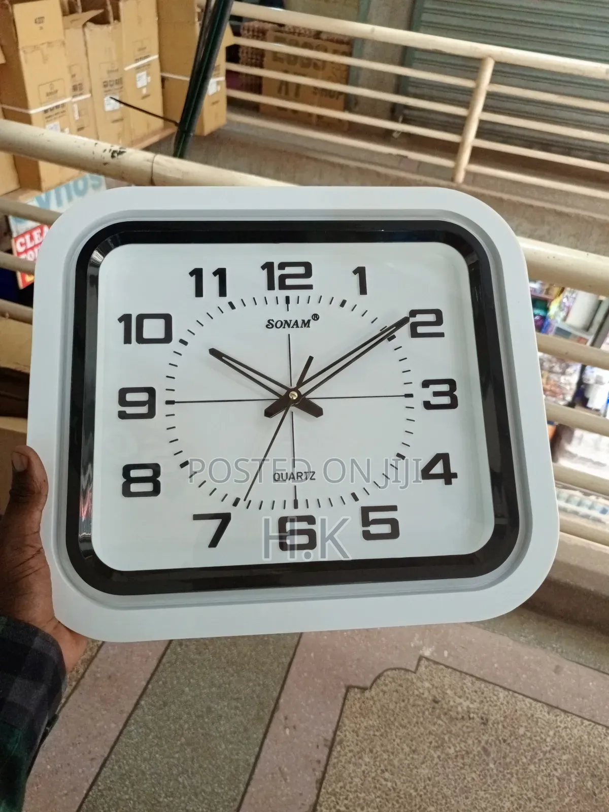 Square Analog Quartz Wall Clock