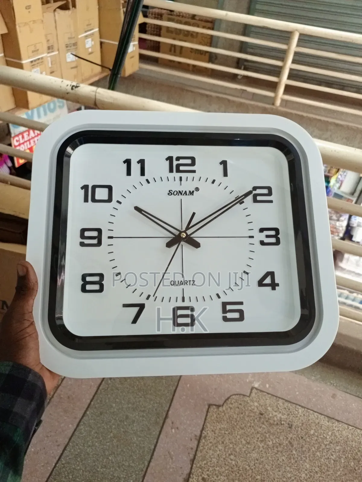 Square Analog Quartz Wall Clock
