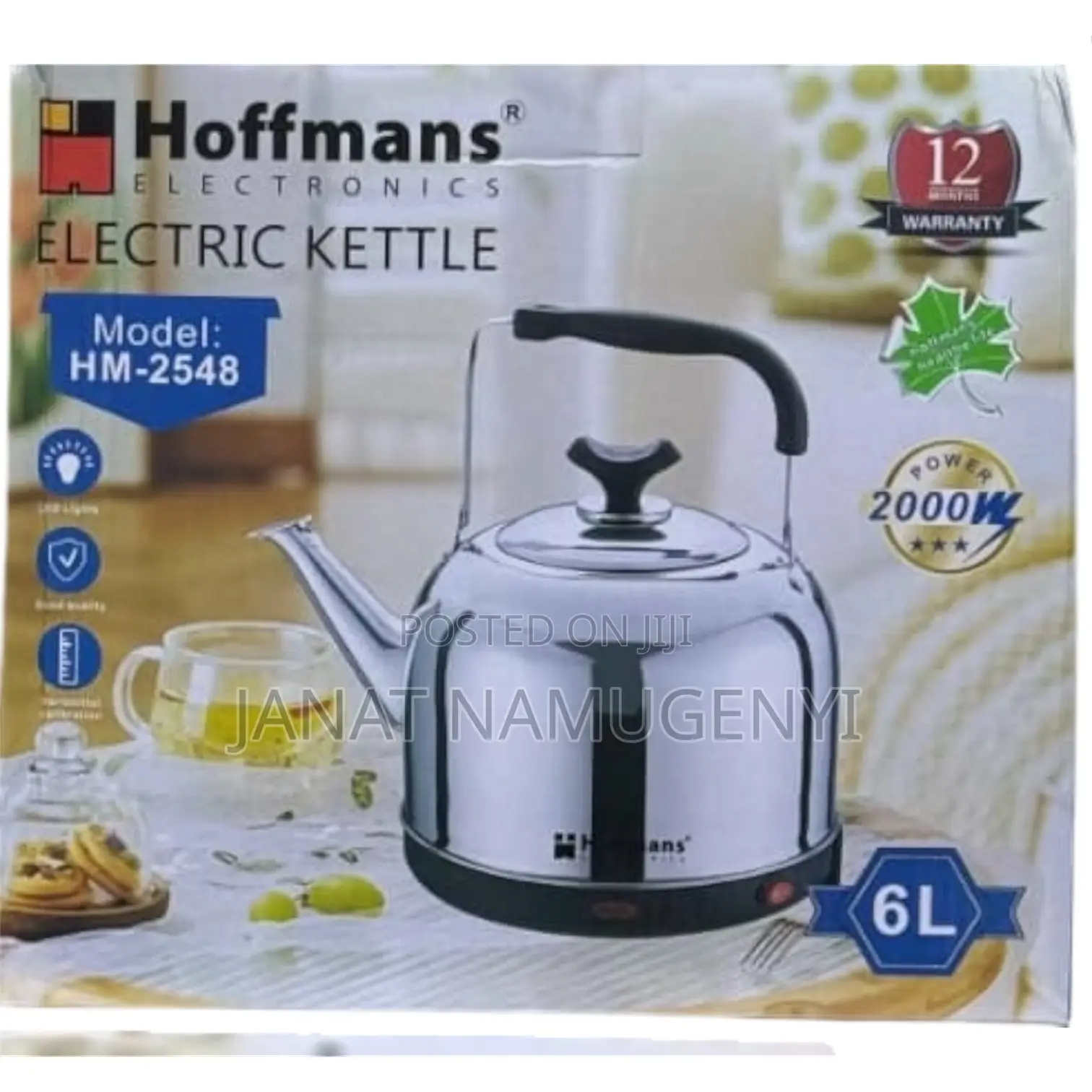 Hoffmans 6 Litres Electric Kettle