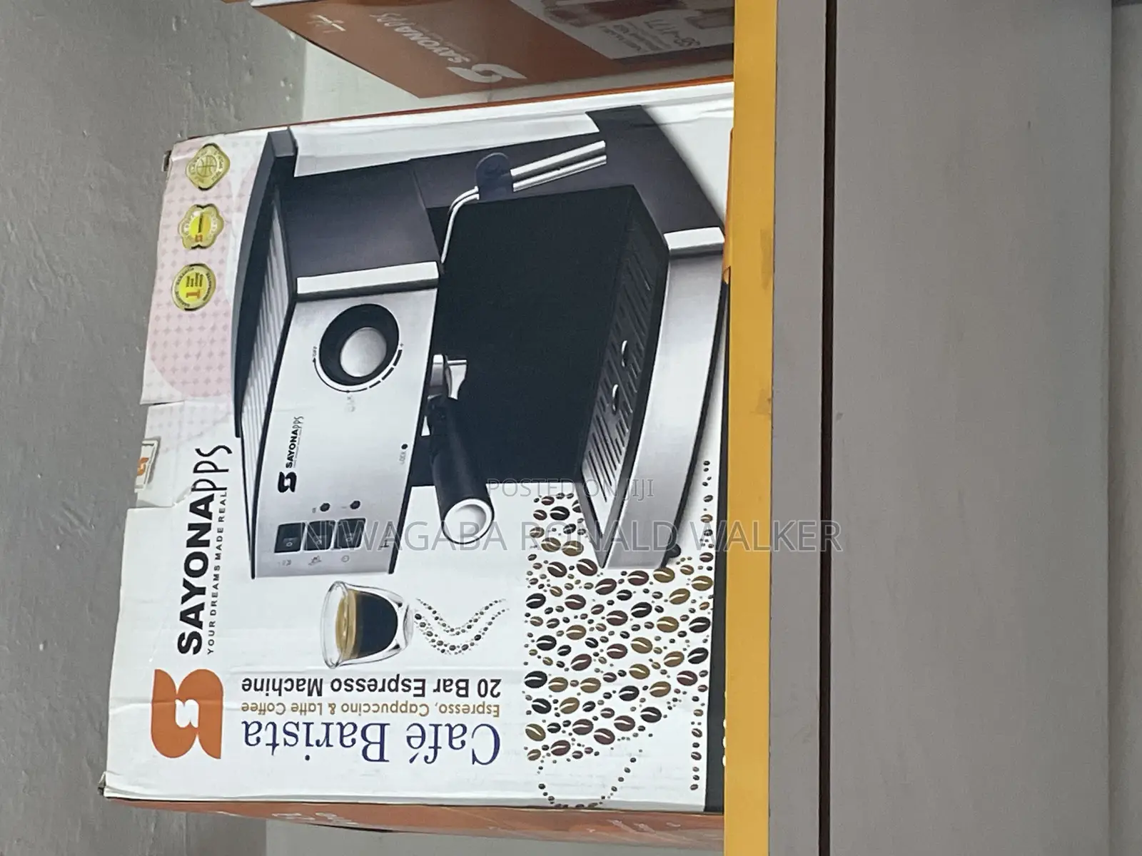 1.6l Sayona Espresso, Cappuccino, Latte Maker Machine –