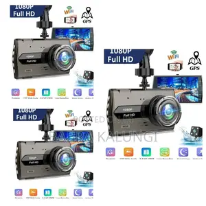 Front and Rear 4" LCD 1080p Hd Dashcams for Cars