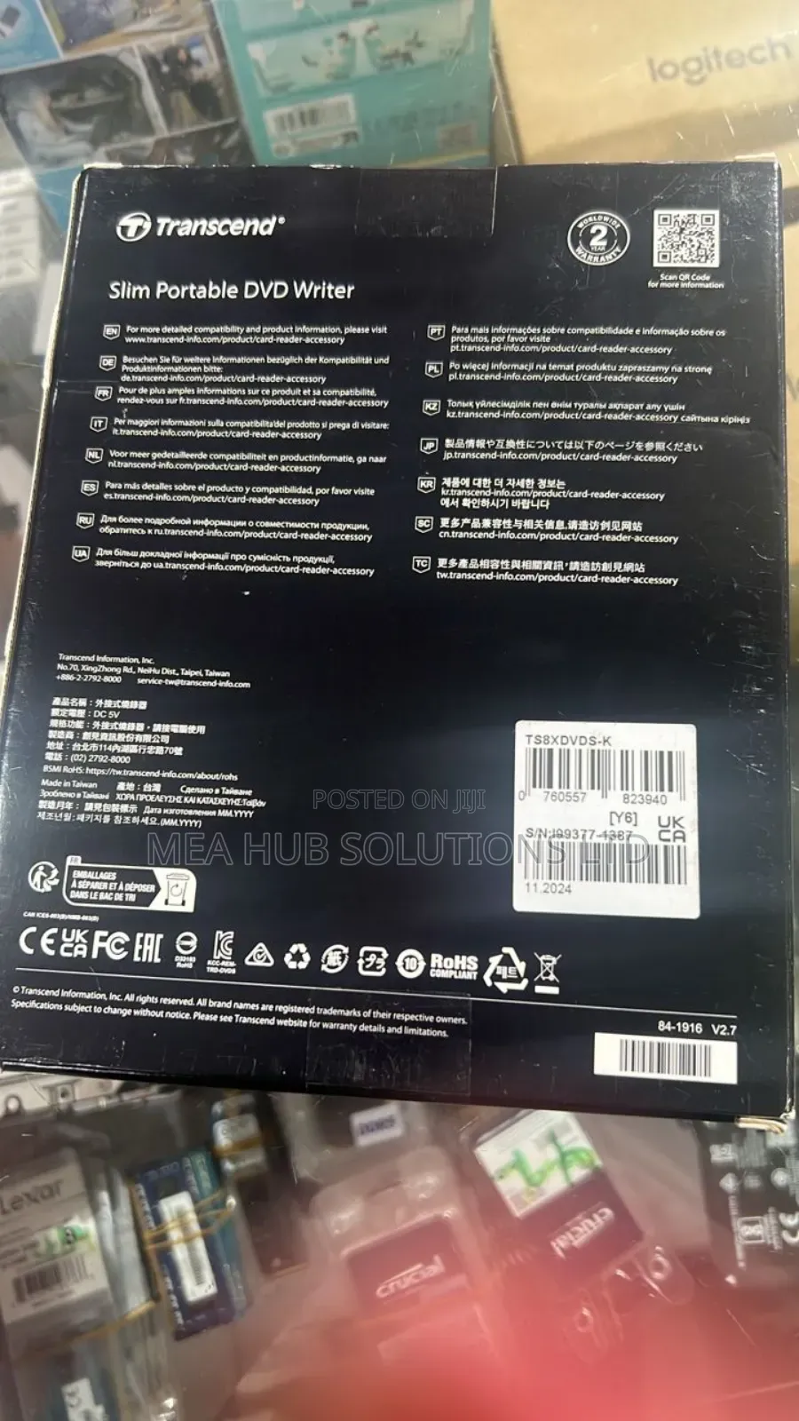 Slim Portable DVD Writer