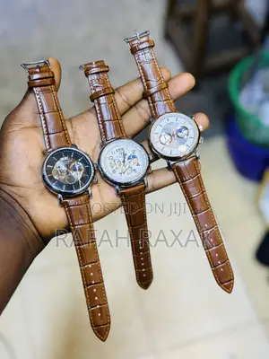 Original Brown Leather Patek Philippe Watch