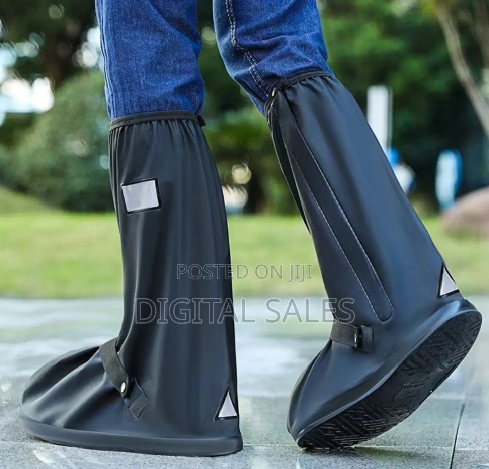 1pair Pvc Waterproof Rain Shoe
