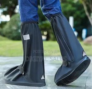 1pair Pvc Waterproof Rain Shoe