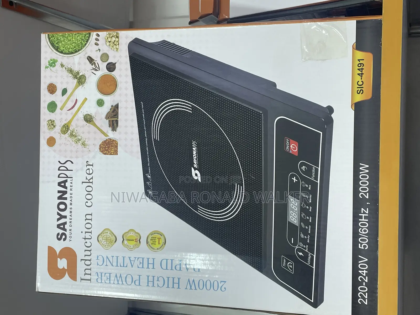 Sayona Single Induction Cooker