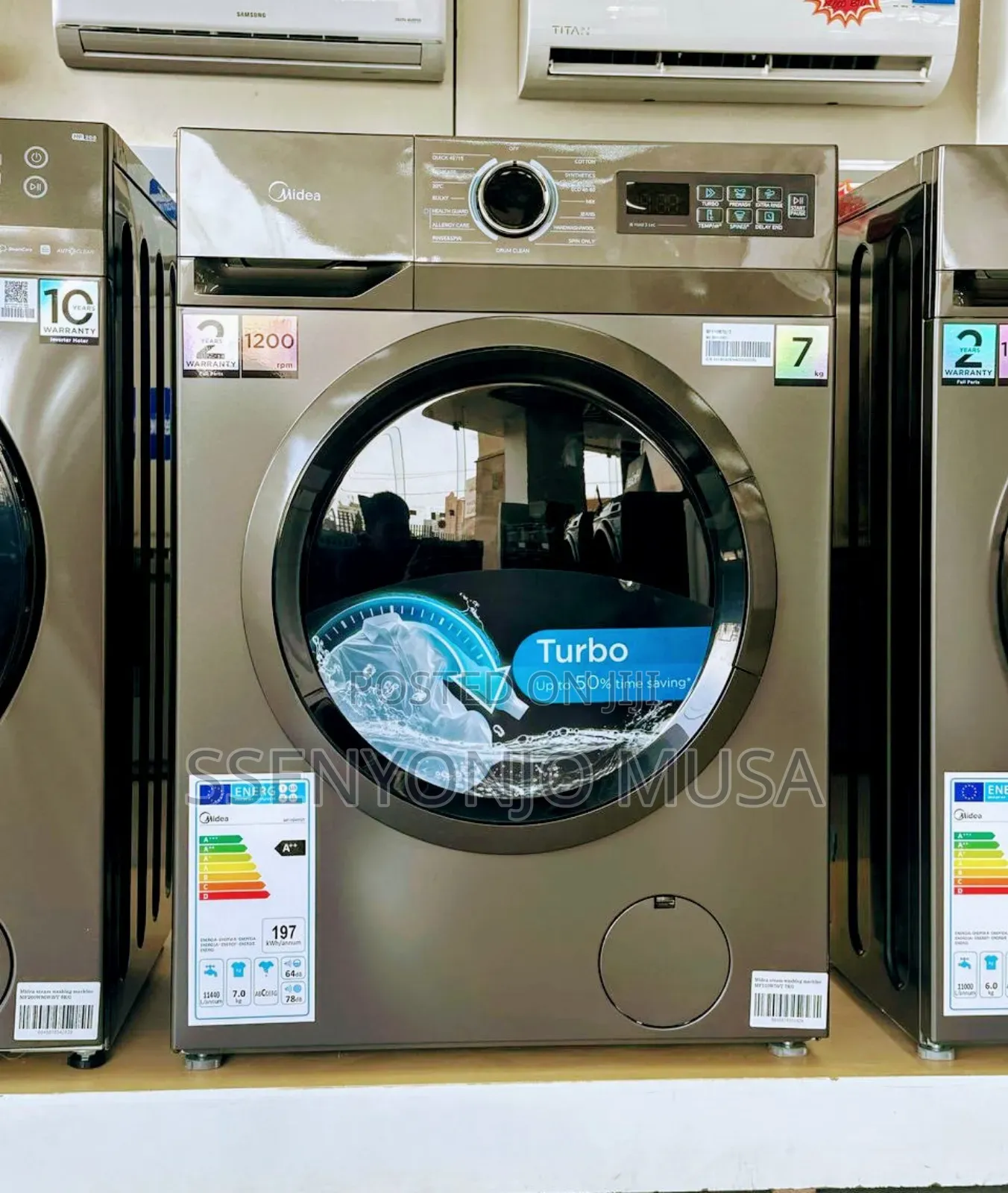 Midea 7kg Front Load Washing Machine - Fully Automatic
