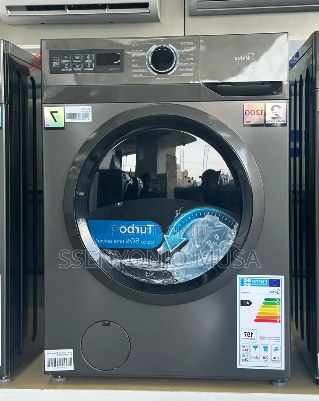 Midea 7kg Front Load Washing Machine - Fully Automatic