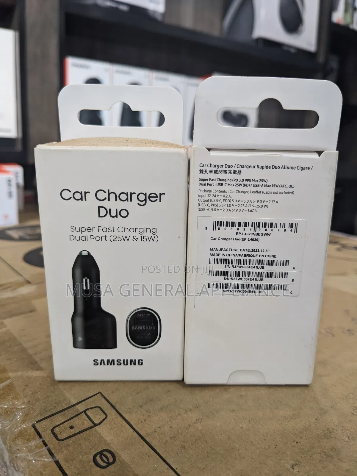 Samsung Car Charger Dual