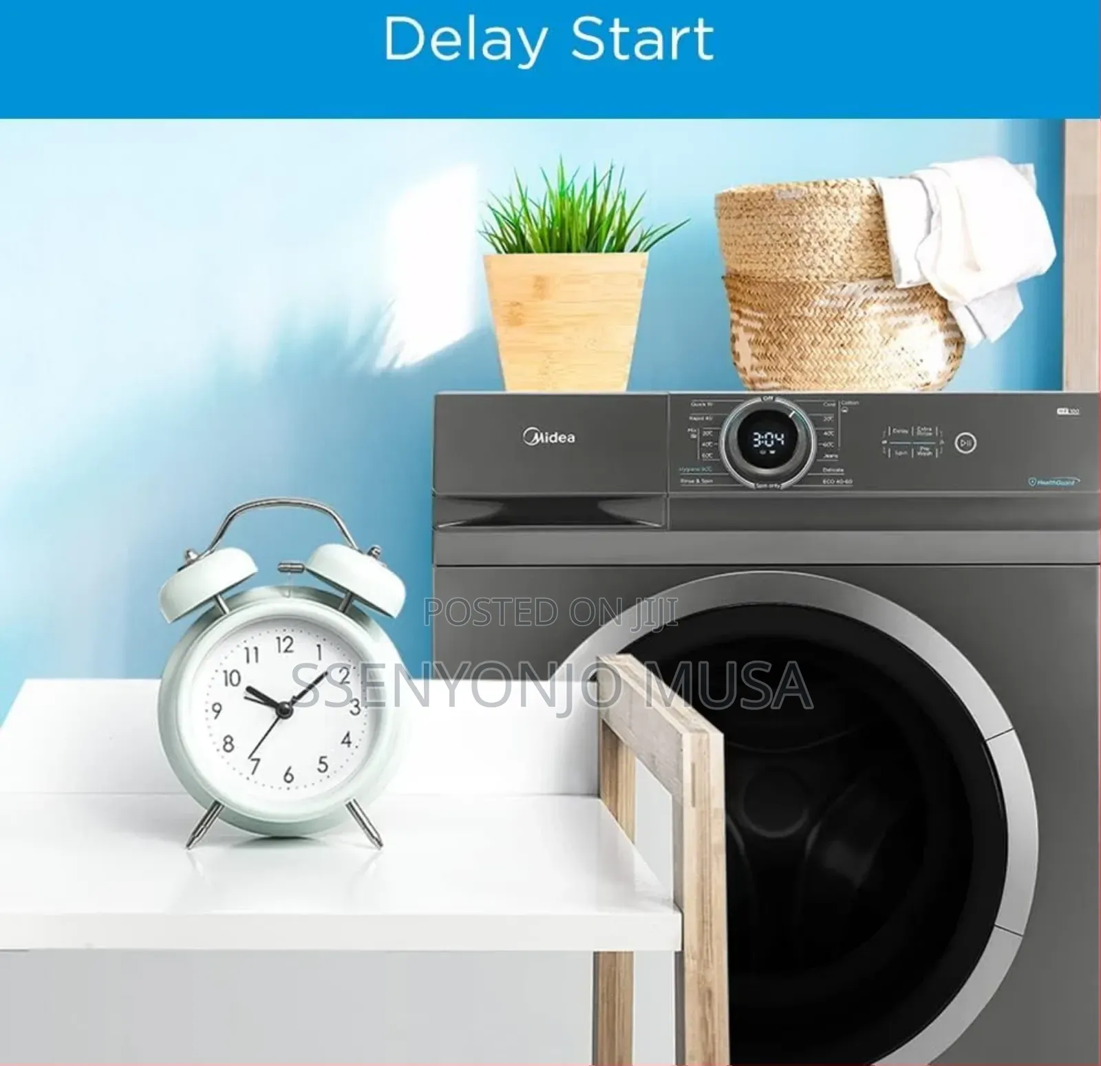Midea 7kg Front Load Washing Machine - Fully Automatic
