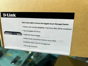 Dlink 16 Port Poe Gigabit Smart Managed Swtich (3