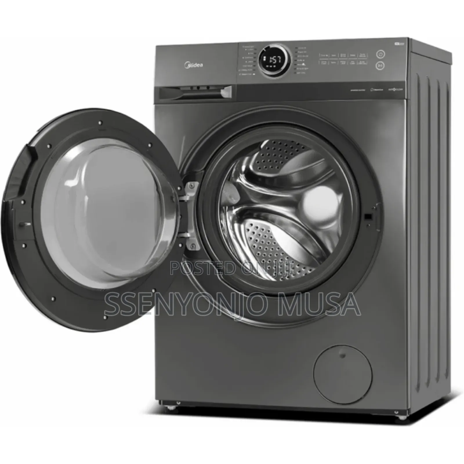 Midea 8kg Front Load Smart Washing Machine-Wi-Fi Connect-