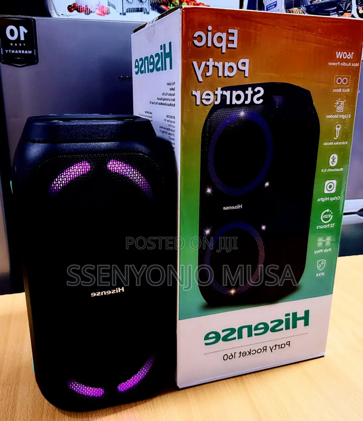 Hisense Party Rocket Portable Bluetooth Speaker