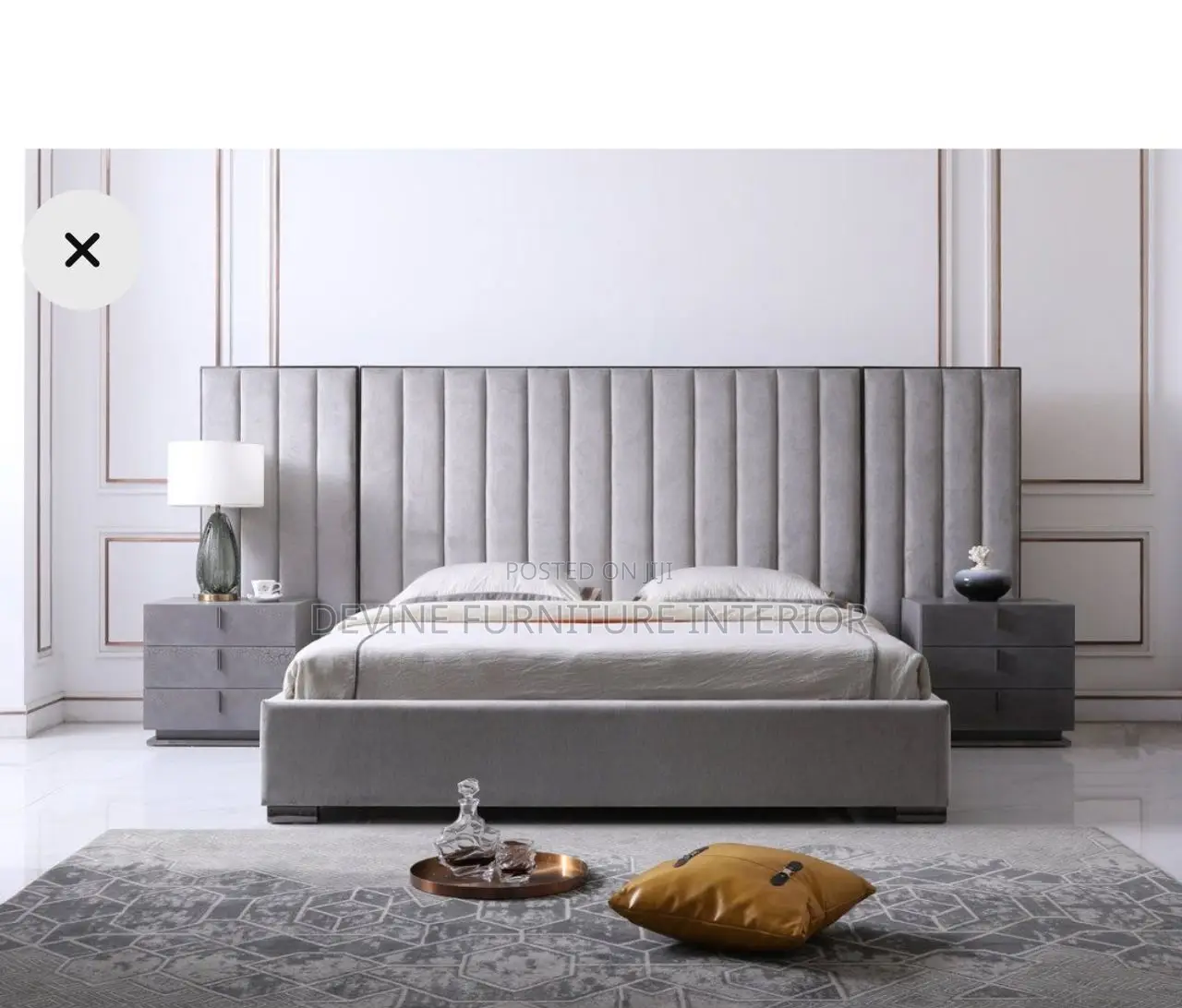 Modern Bed 6x6 Bed