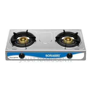 Sonashi 2 Plate Gas Cooker Piezo Ignition