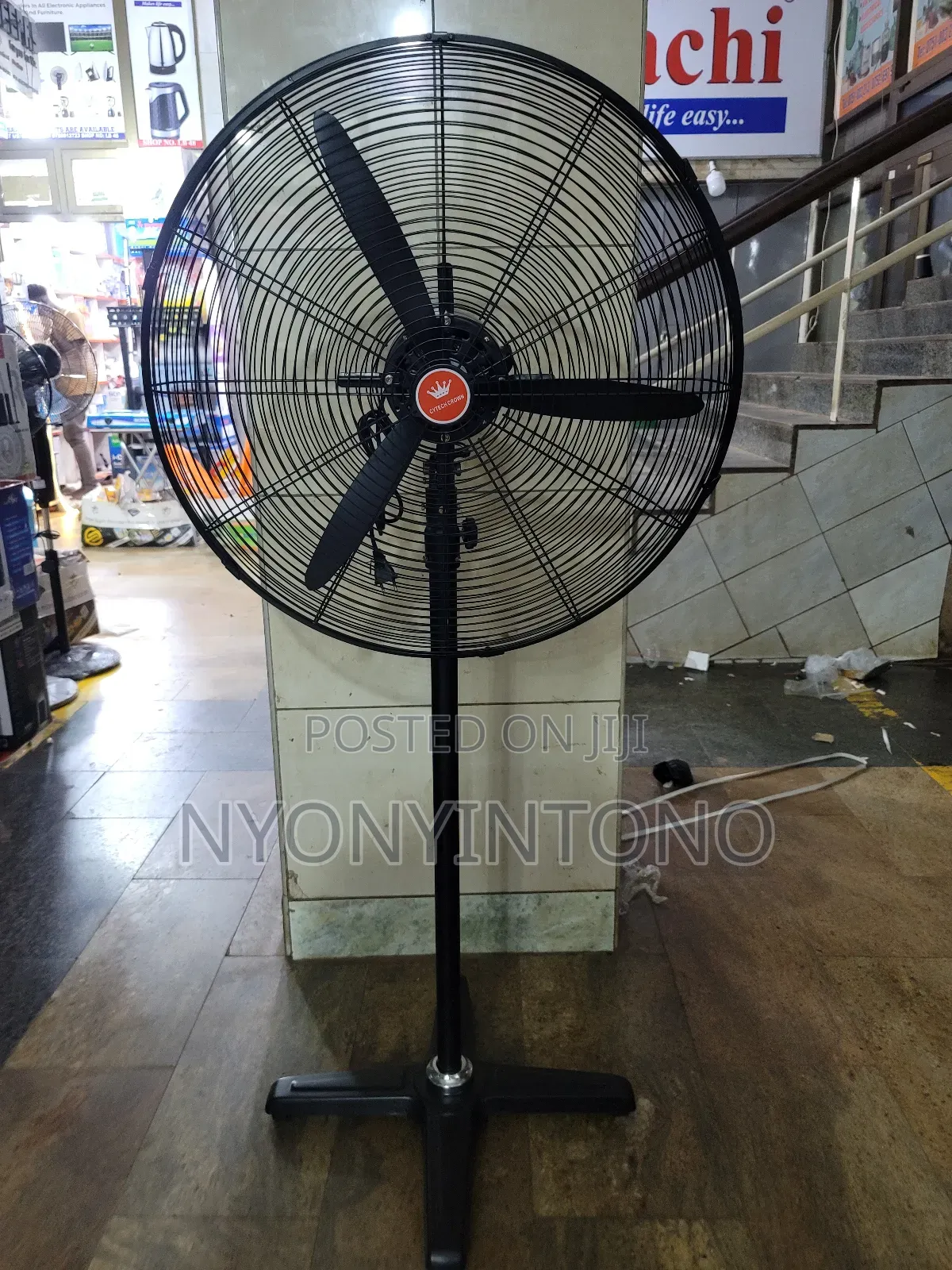 Cytec Crown Full Metallic 30" Stand Fan