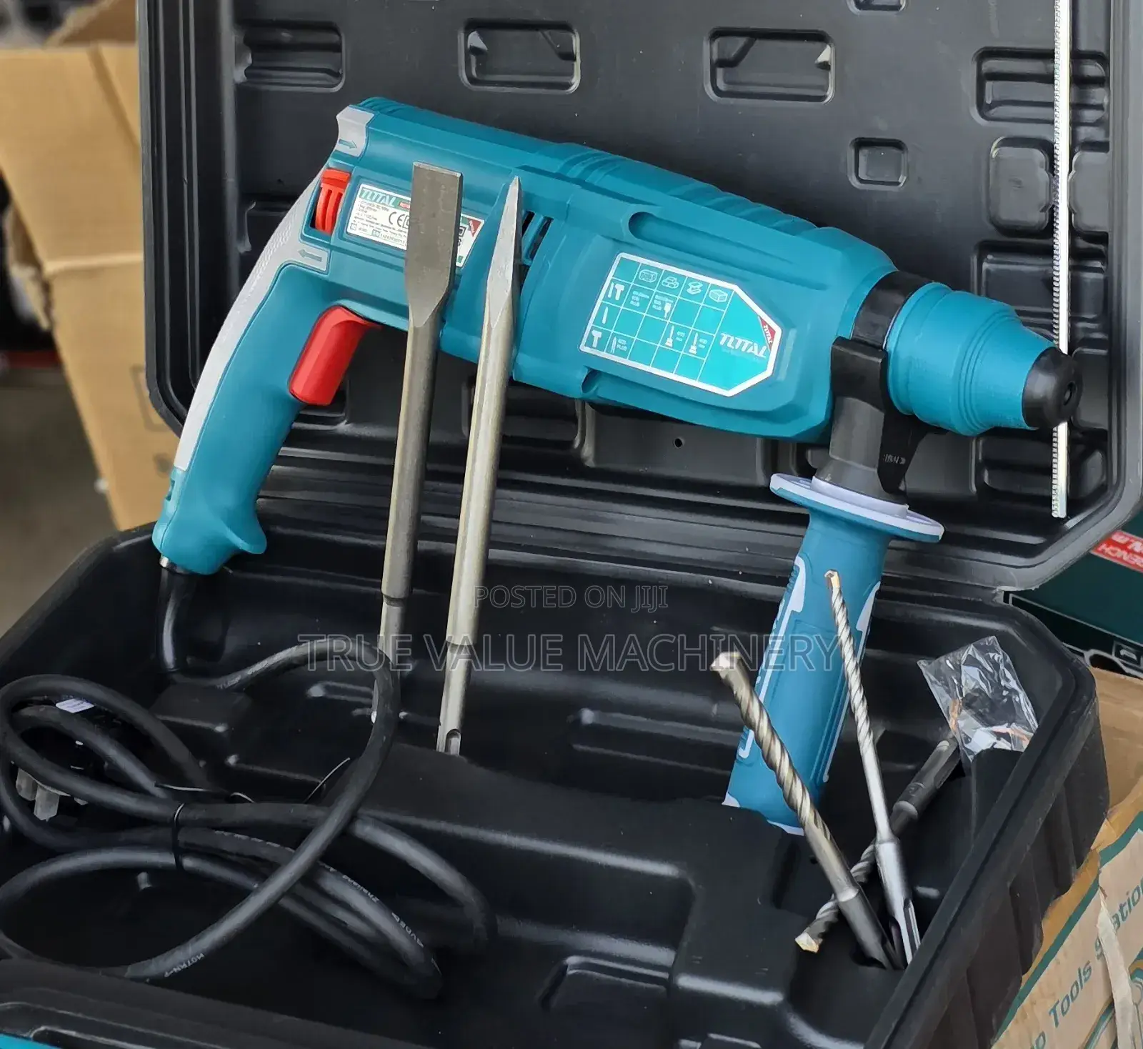 Hammer Drill Total With All Its Bits