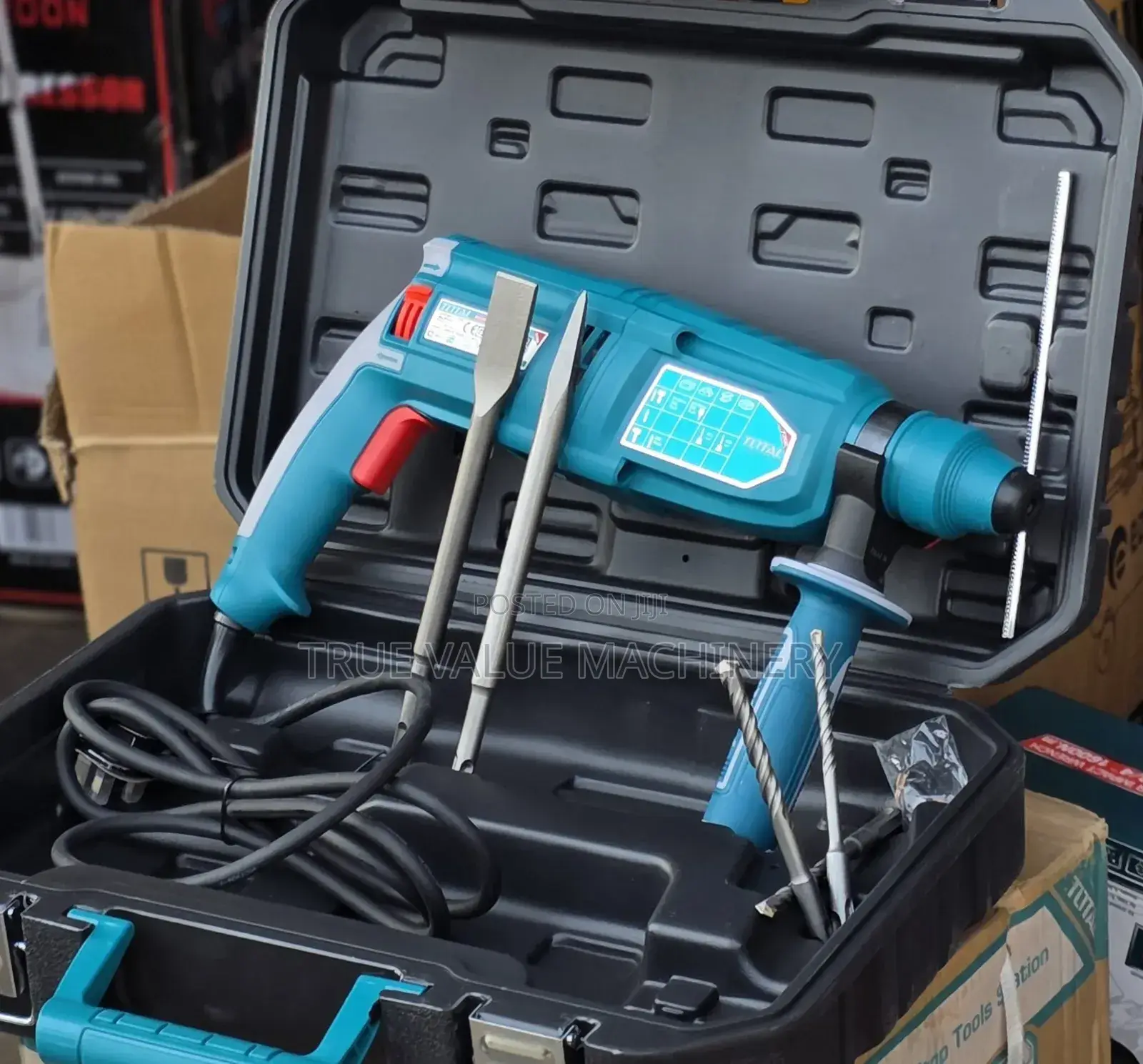 Hammer Drill Total With All Its Bits