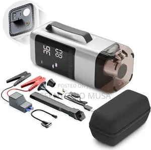 Multi-Function Cordless Jump Starter With Vacuum, Power Bank