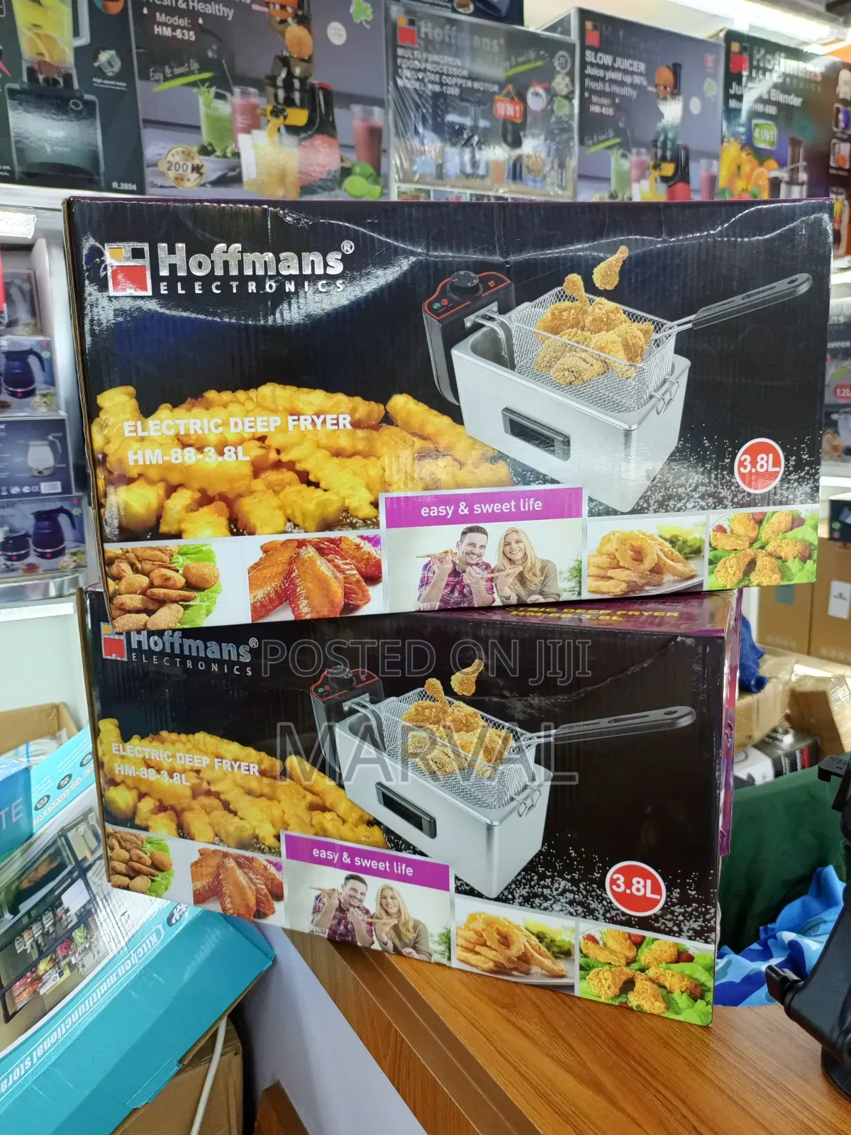 Hoffman 3.8l Electric Portable Deep Fryer