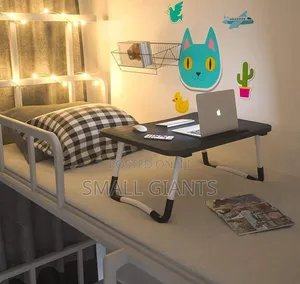 Laptop Table With Cup and Phone Holder