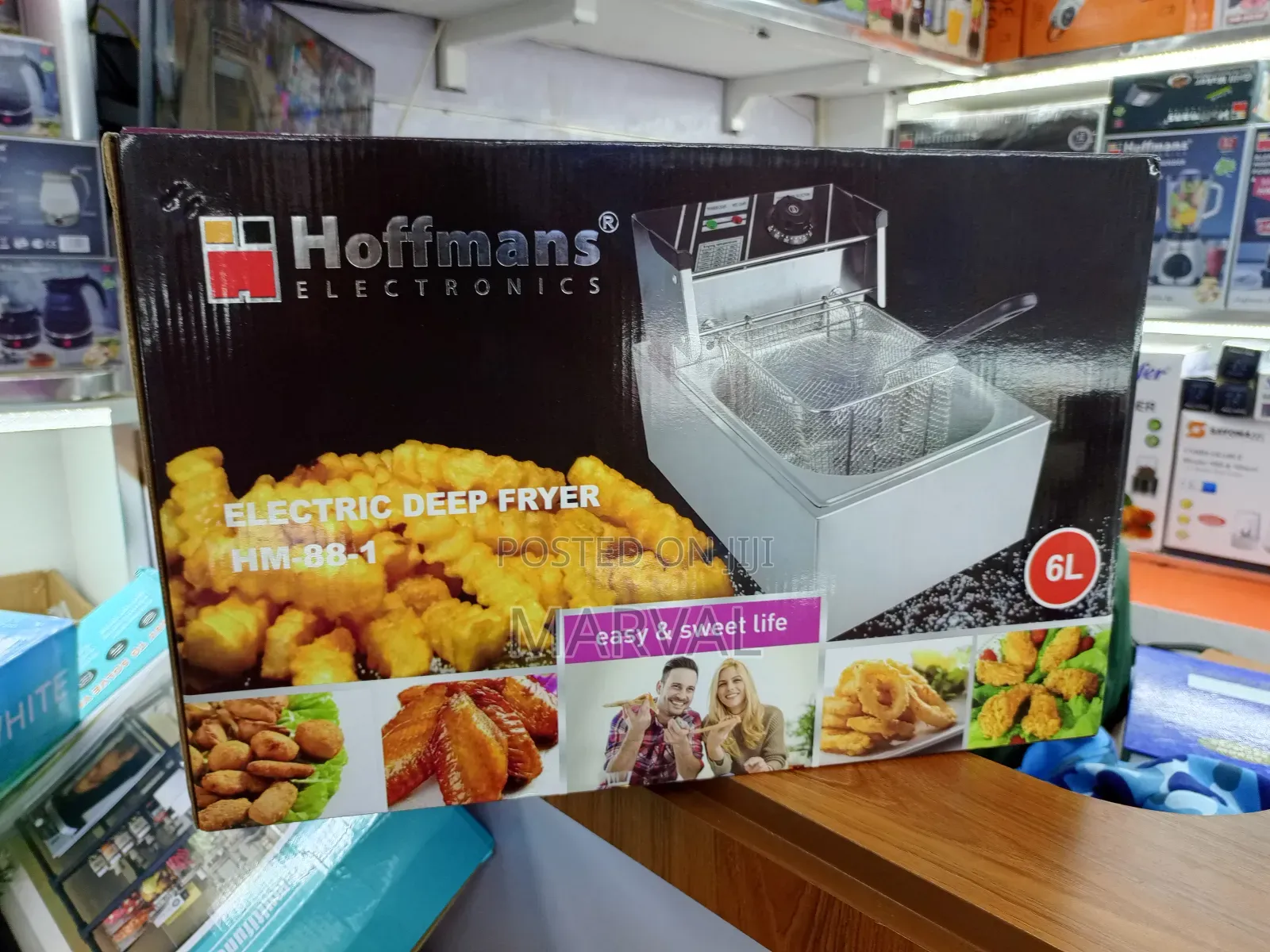 6l Hoffmans Electric Deep Fryer