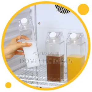 Clear Carton Milk Bottle