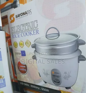 Sayona 2.8l Rice Cooker With Steamer and 1yr Warranty
