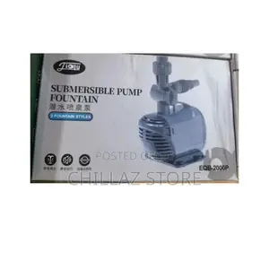 Submersible Pump Fountain.