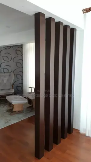 Black. Wall Partion