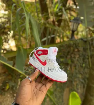 Original White/Red Kid’S Nike Air Jordan 1 High Kid’S Shoes