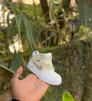 Original Cream Kid’S Nike Air Jordan 1 High Kid’S Sneakers