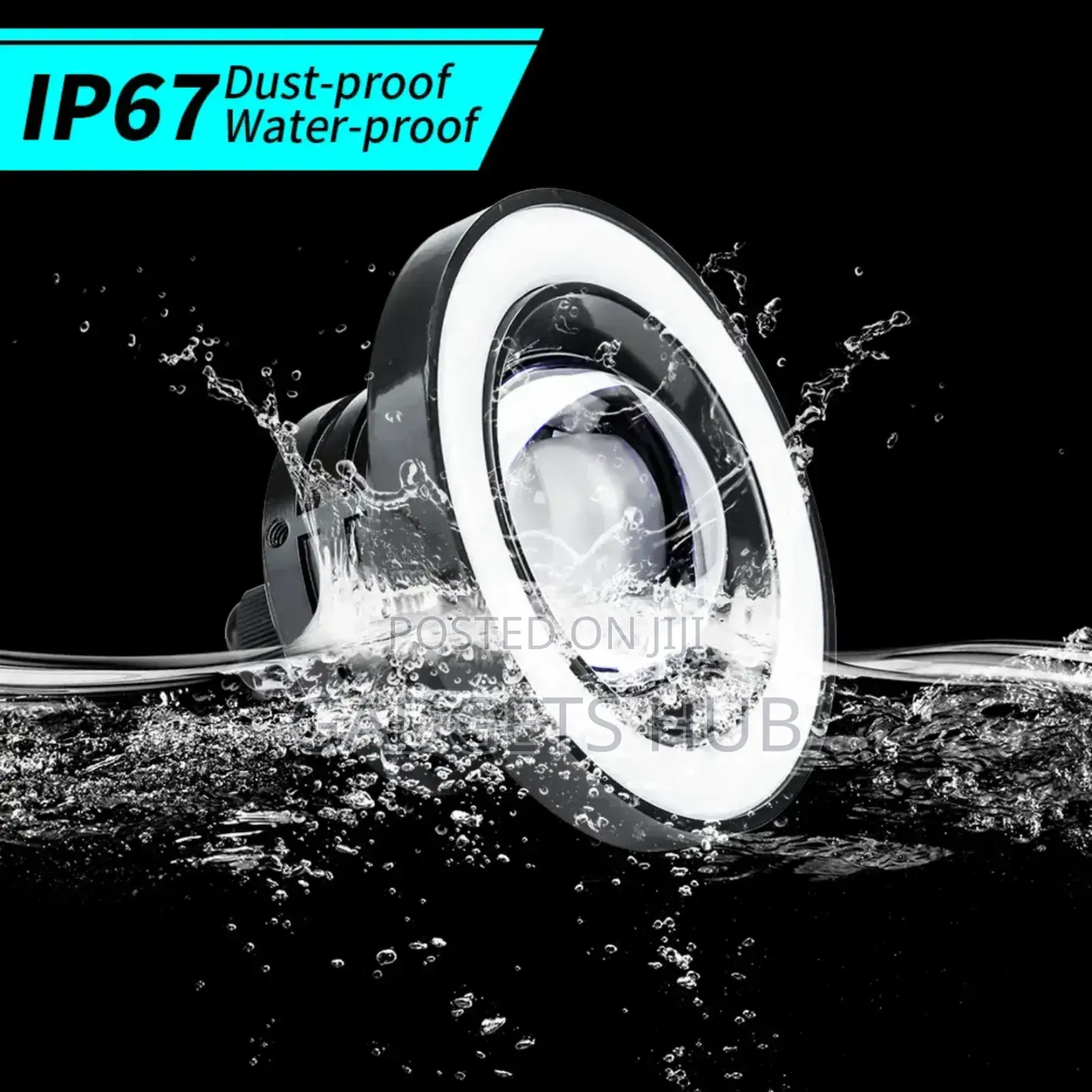 Car Cob Led Fog Light Projector White