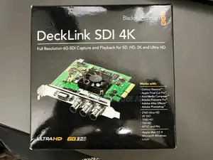 Blackmagic Design Decklink Sdi Capture Playback Card