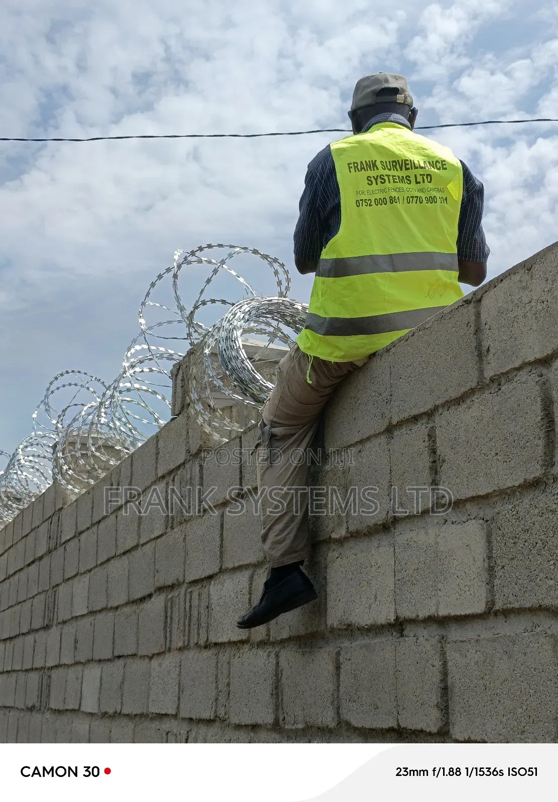 Razor Wire Fence. Stainless Steel 450