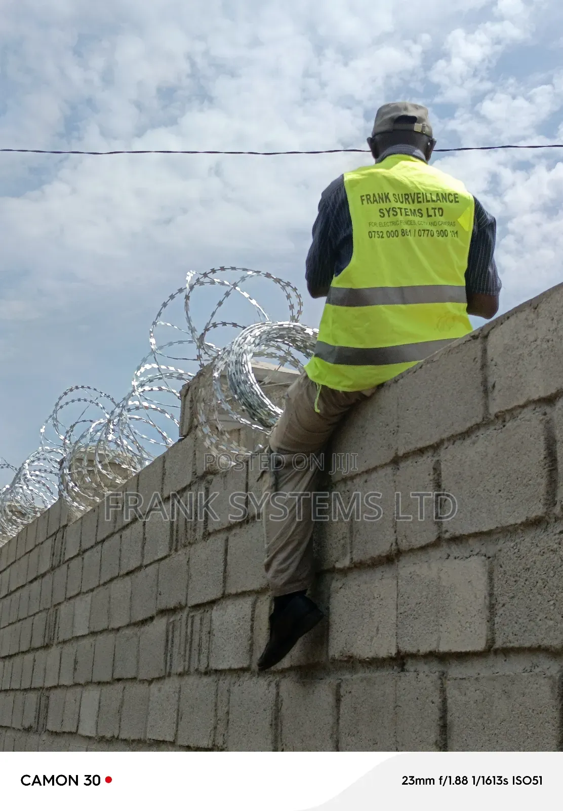 Razor Wire Fence. Stainless Steel 450