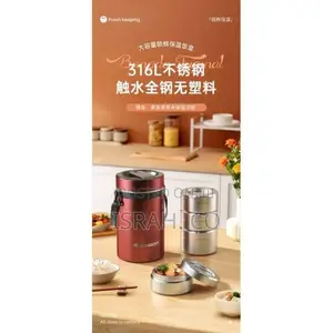 2900ml 4 Layers Lunchbox Food Storage Containers Bento Box