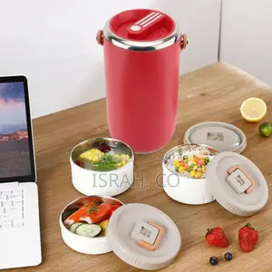 Leak-Proof Thermal Food Flask Container for Work Picnic