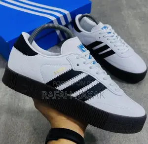 Adidas Samba White/Brown Gum Big Sole Sneaker