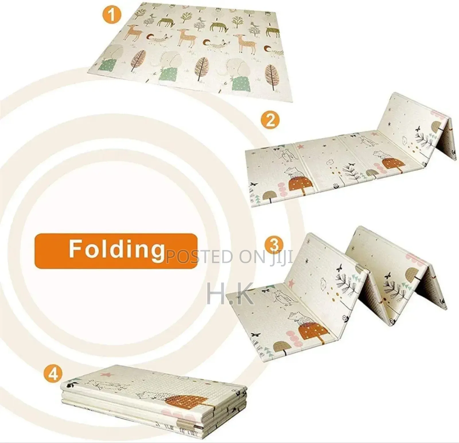 6×6m Folding Baby Play Mat
