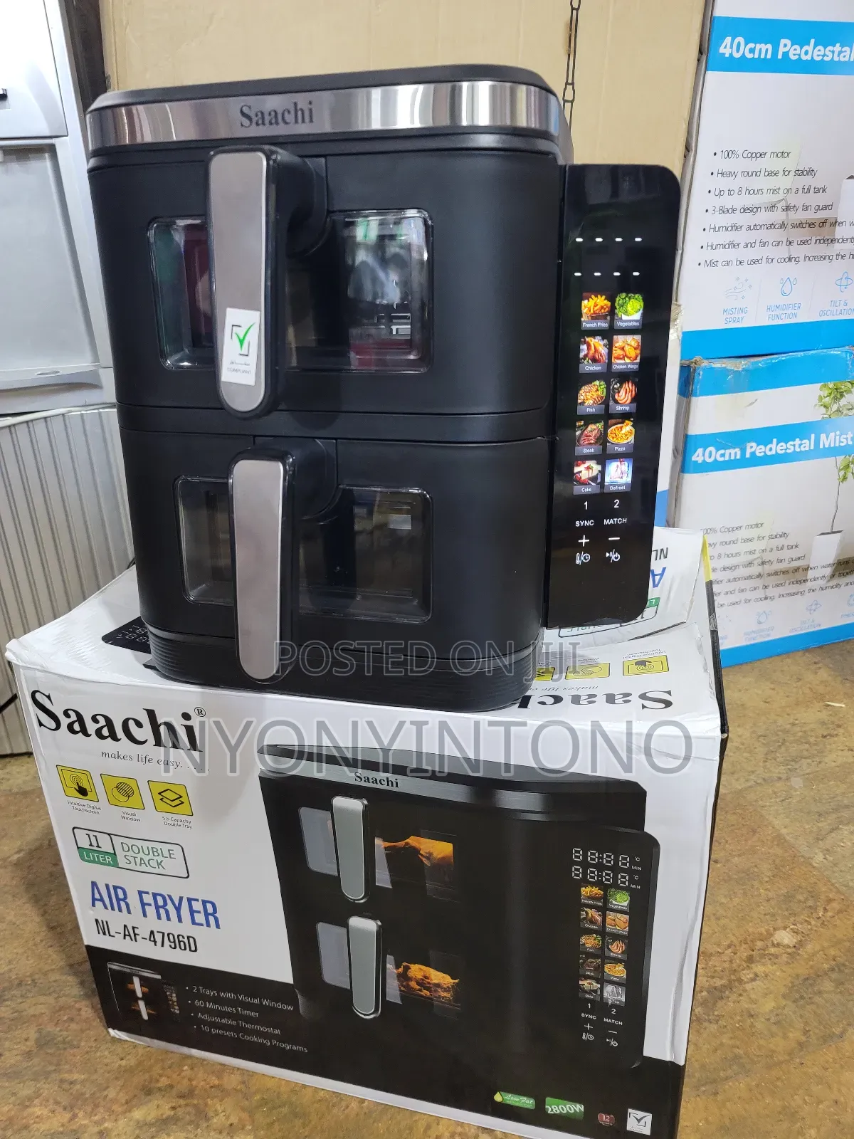 Saachi 11liters Double Digital Air Fryer