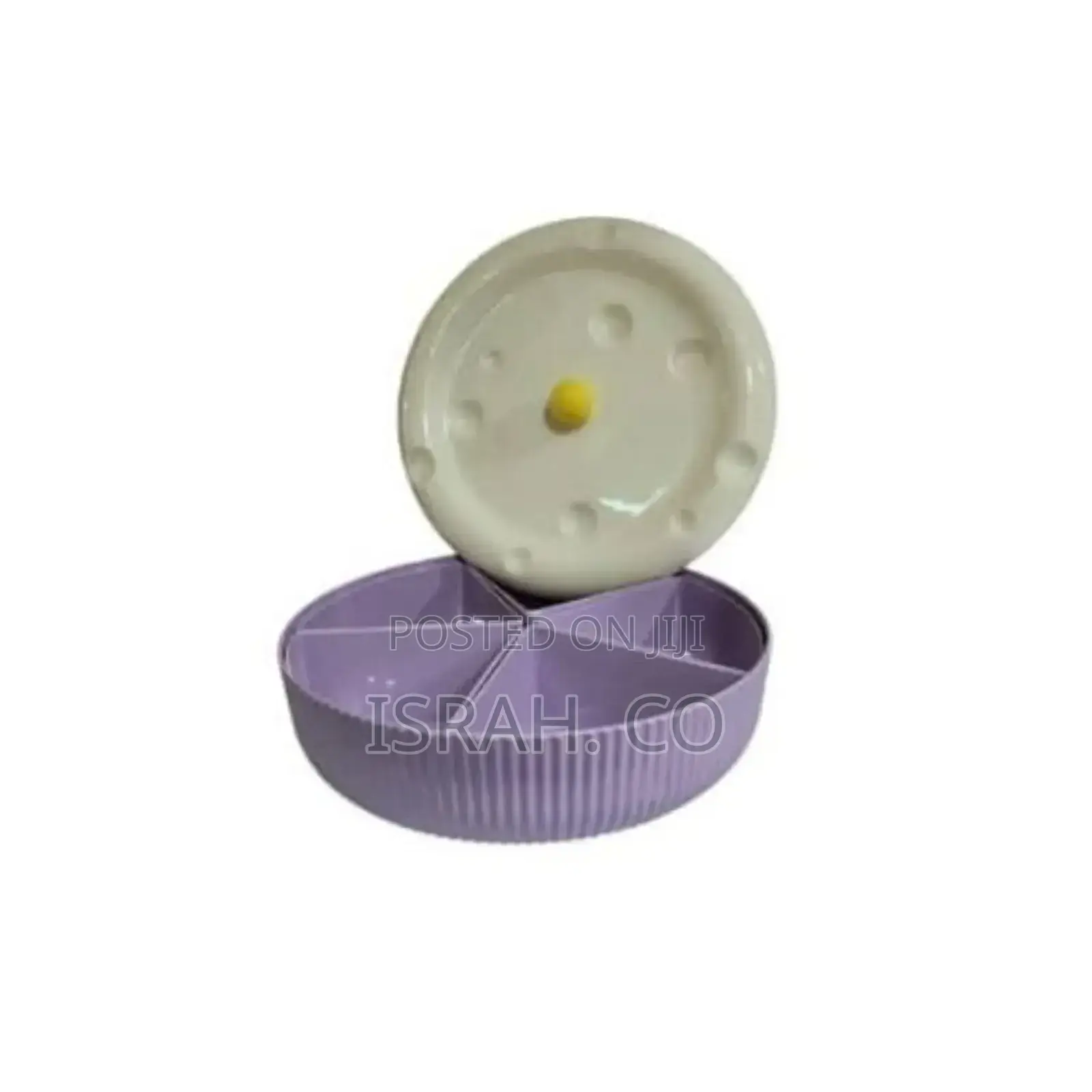 Removable Divided Platter Snack Box Purple