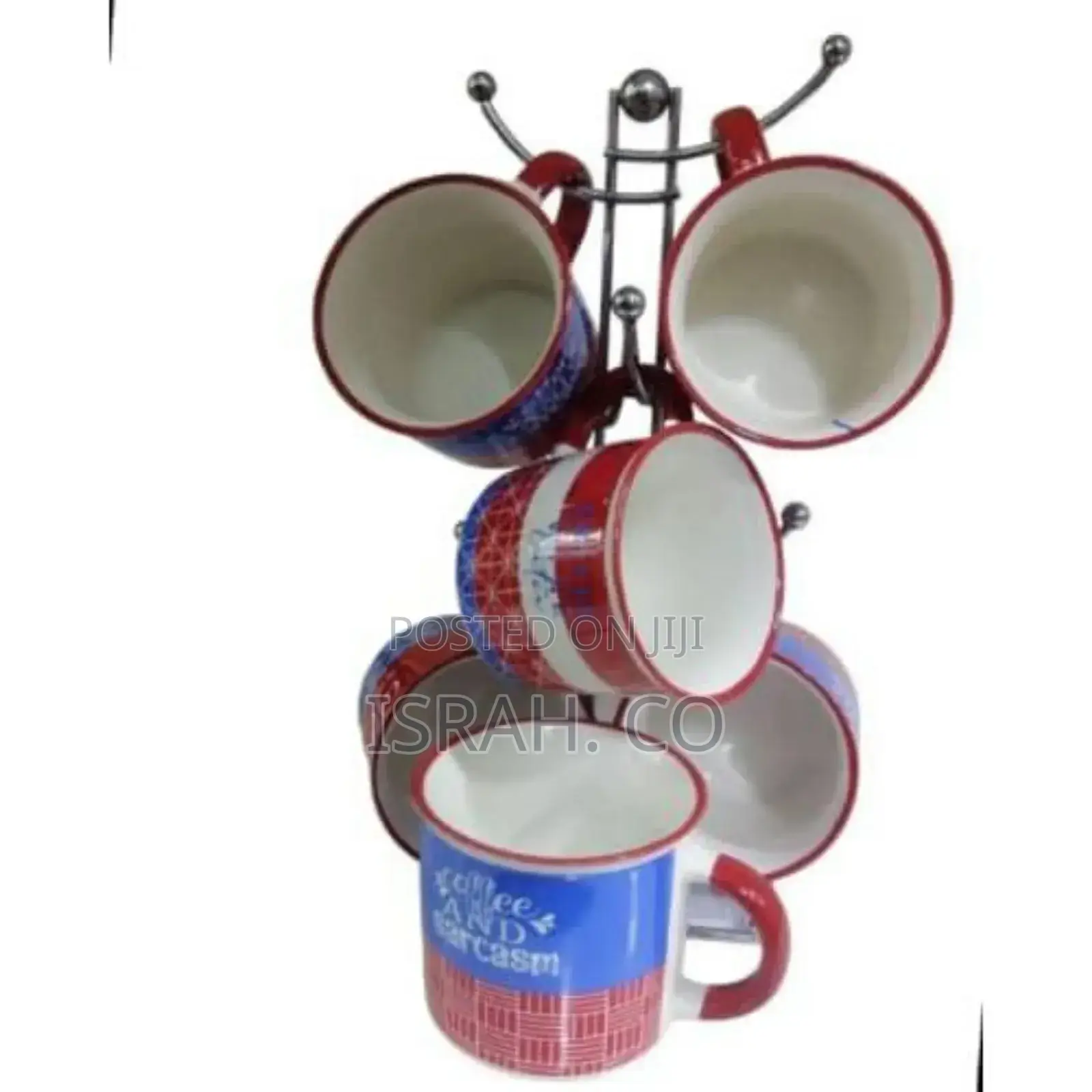 6 Piece Mugs for Coffee, Tea, Hot Chocolate