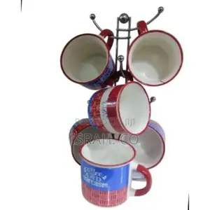 6 Piece Mugs for Coffee, Tea, Hot Chocolate