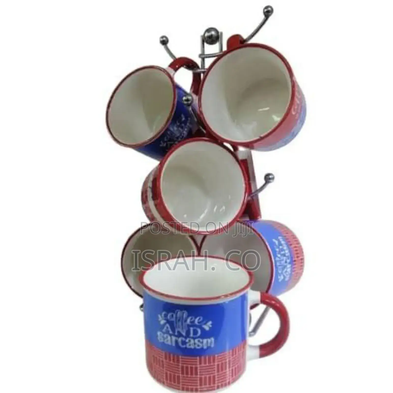 6 Piece Mugs for Coffee, Tea, Hot Chocolate