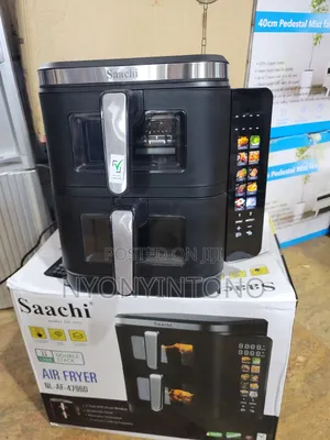 Saachi Double Digital Air Fryer 11 Liters Nl-Af-47960