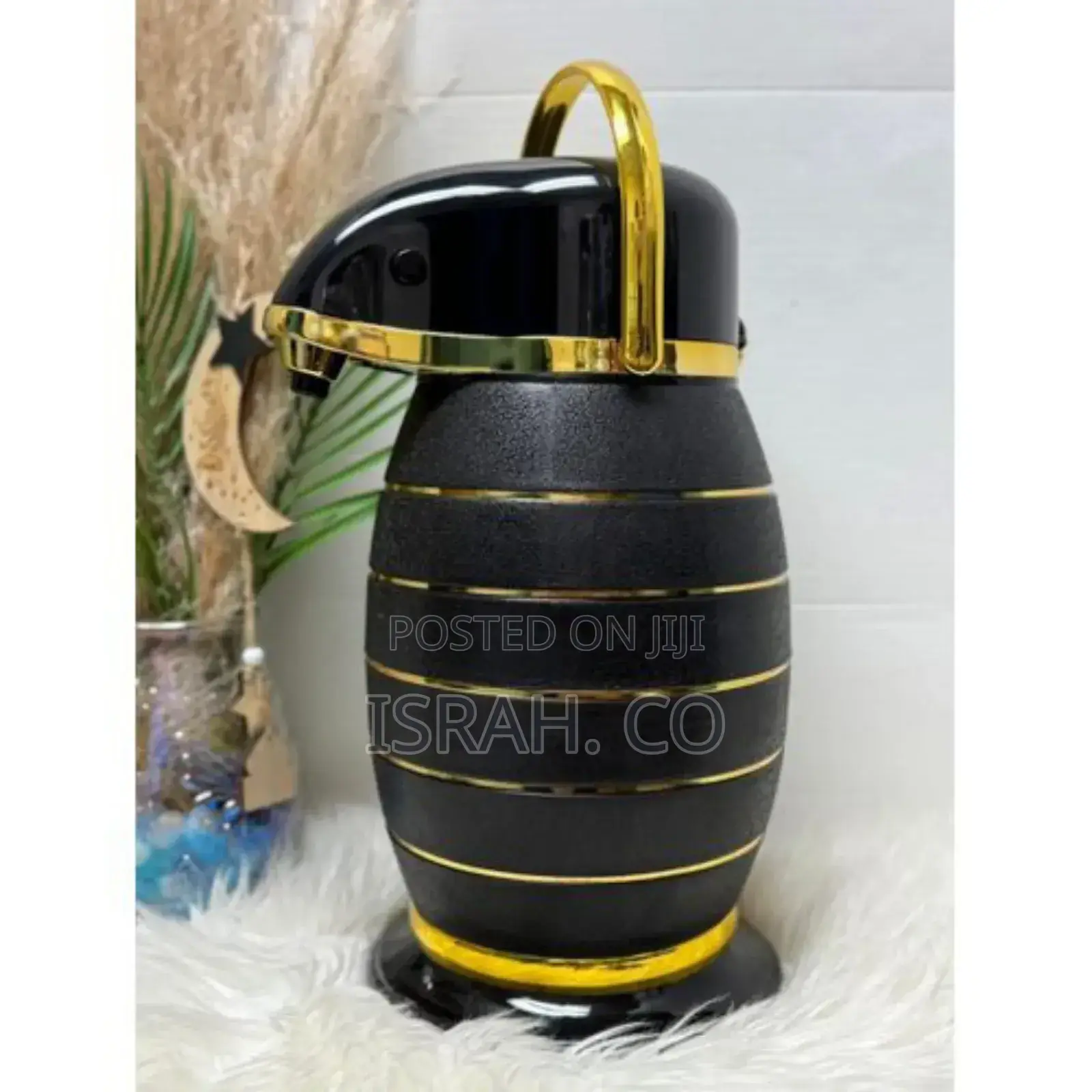 Thermal Flask Coffee Tea Dispenser Black