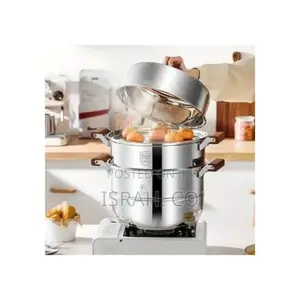 30cm Stainless Three-Layer Soup Pot Steamer Dual-Purpose