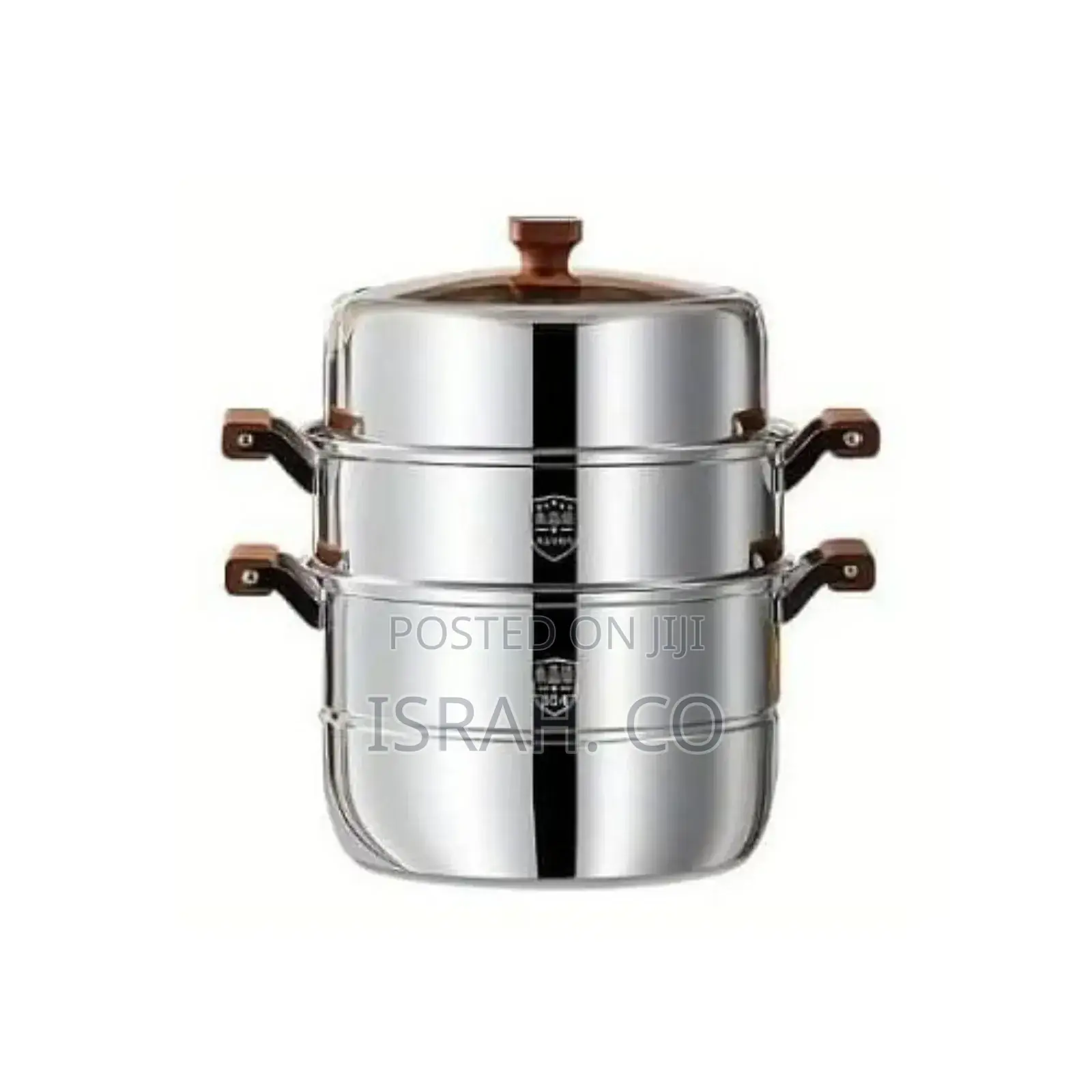 30cm Stainless Three-Layer Soup Pot Steamer Dual-Purpose