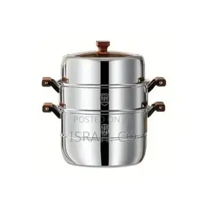 30cm Stainless Three-Layer Soup Pot Steamer Dual-Purpose